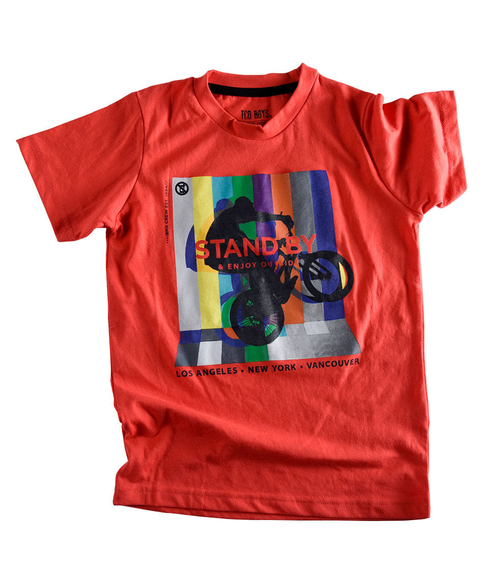 Polera estampada