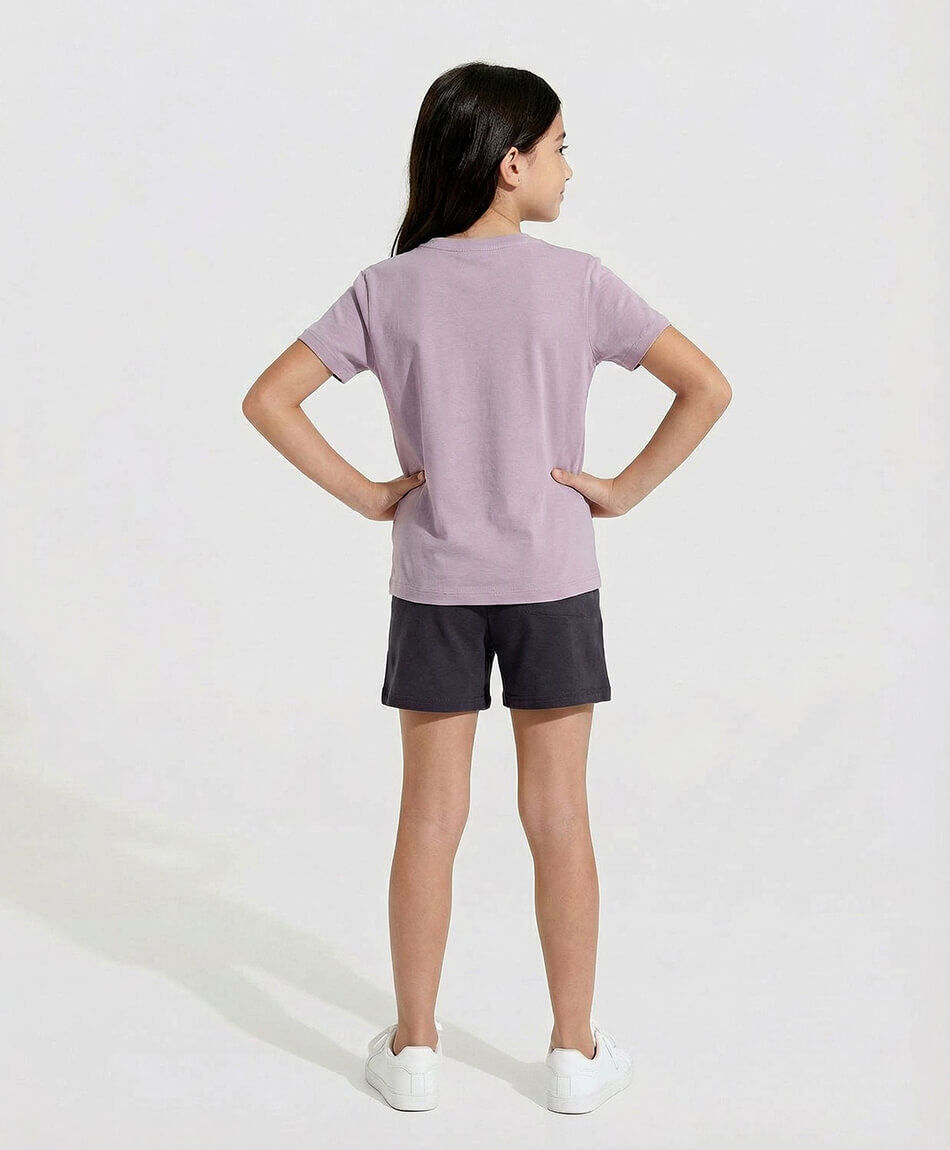 Short ni&ntilde;a biker negro