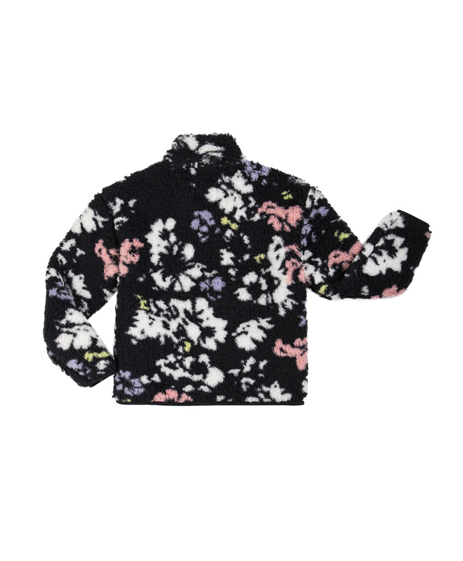 Poler&oacute;n ni&ntilde;a sherpas black