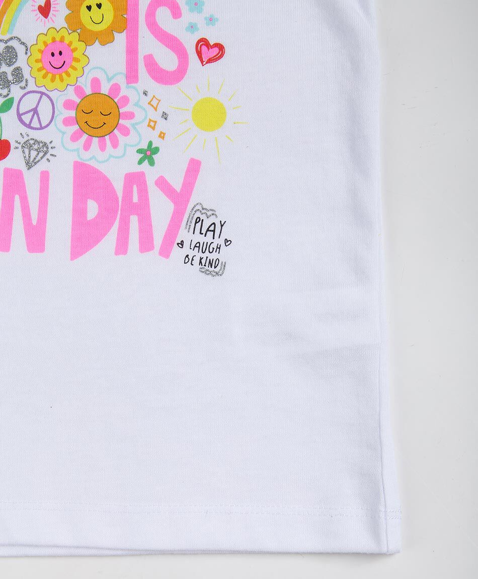 Remera beb&eacute; blanca every days