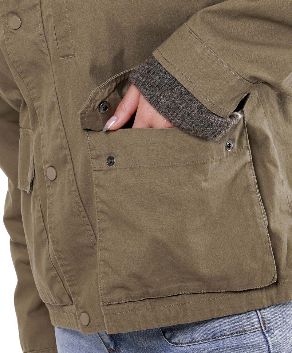 Chaqueta mujer cuello corderoy