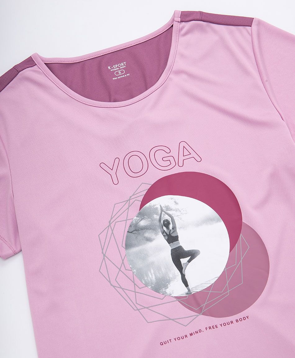 Remera deportiva mujer yoga