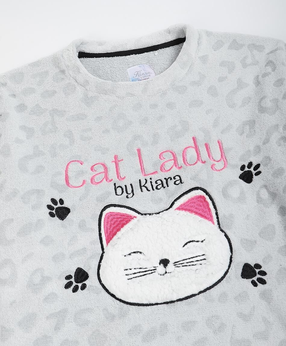 Pijama mujer dise&ntilde;o gatito