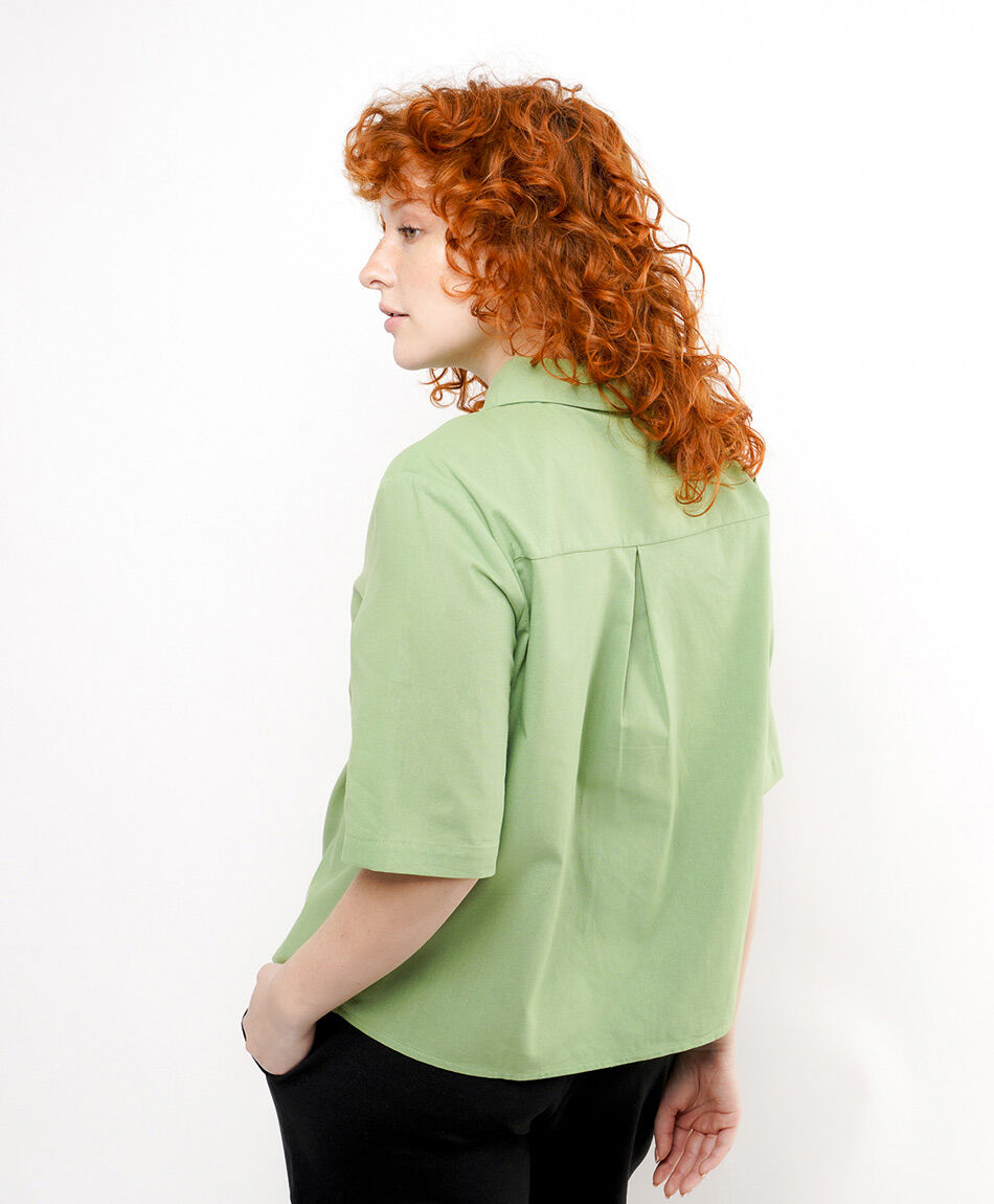 Camisa mujer estilo casual dise&ntilde;o b&aacute;sico