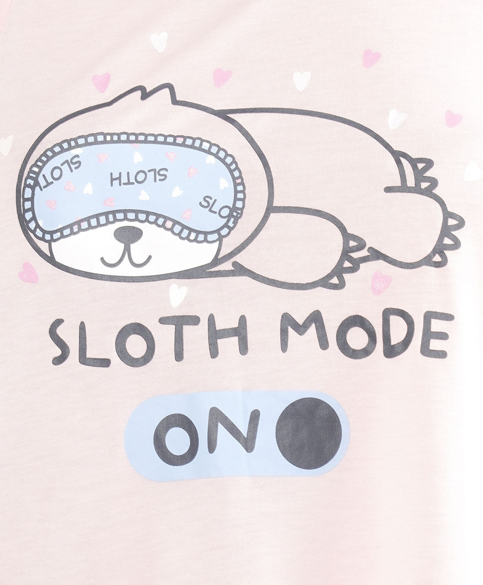 Pijama mujer short perezoso