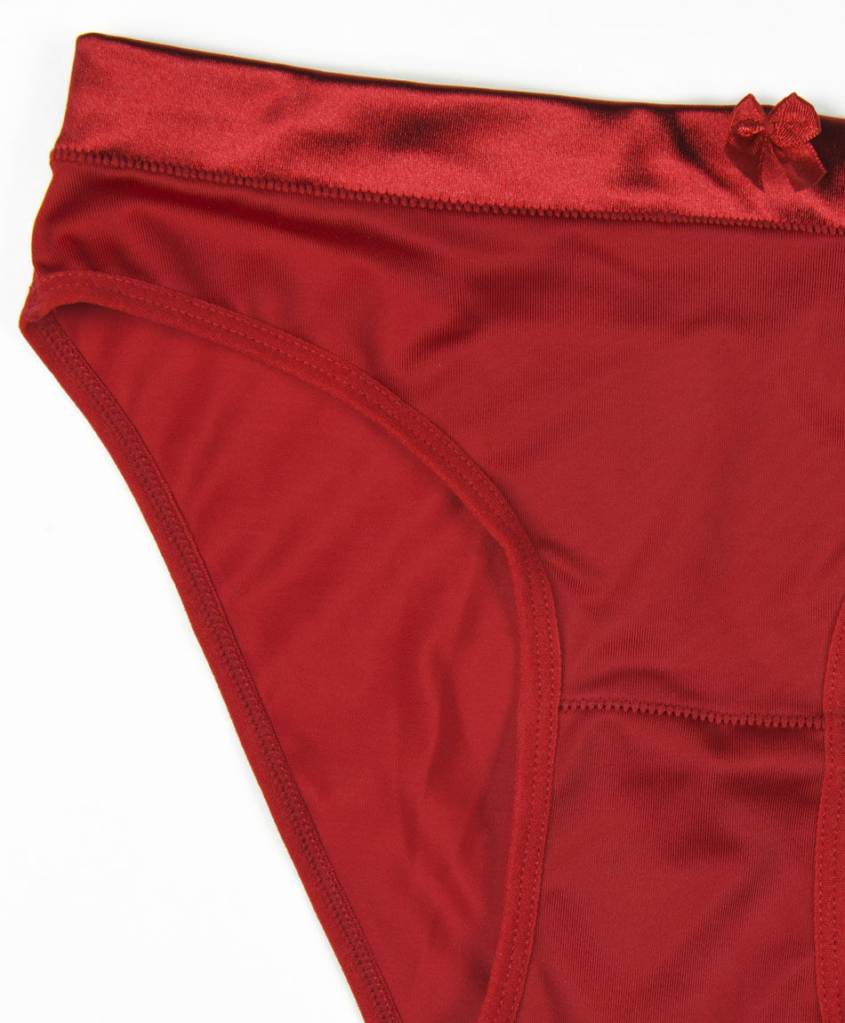 Bikini mujer cintura satinada