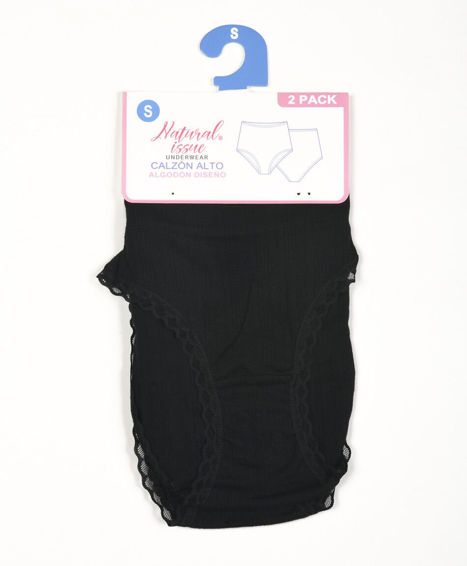 Pack 2 bombachas mujer alto