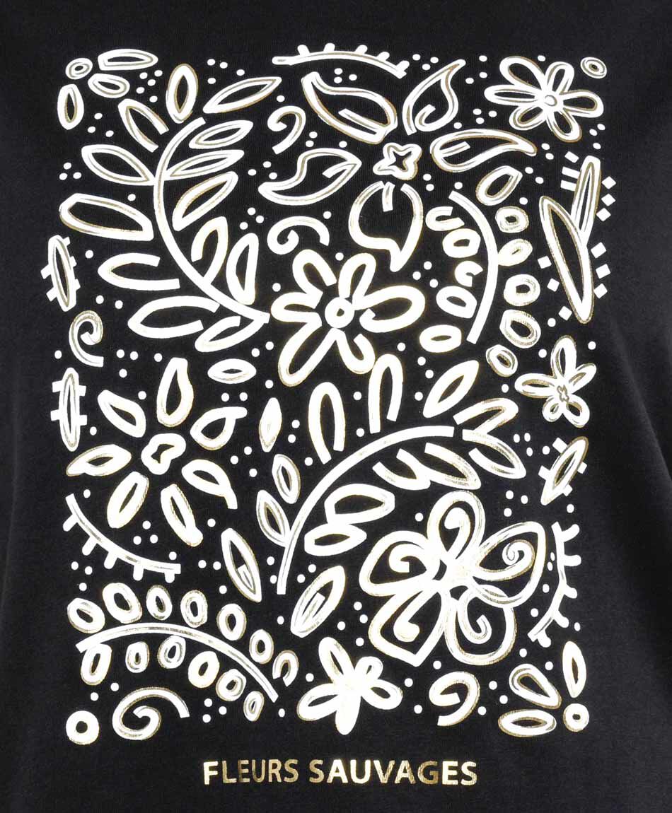 Remera mujer estampado sauvages