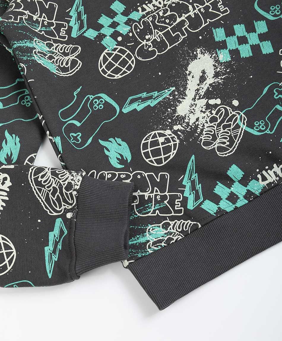 Buzo ni&ntilde;o estampado creativo