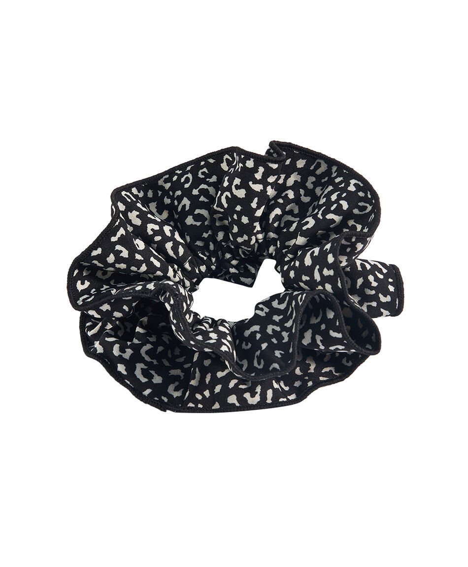 Colet mujer animal print negro