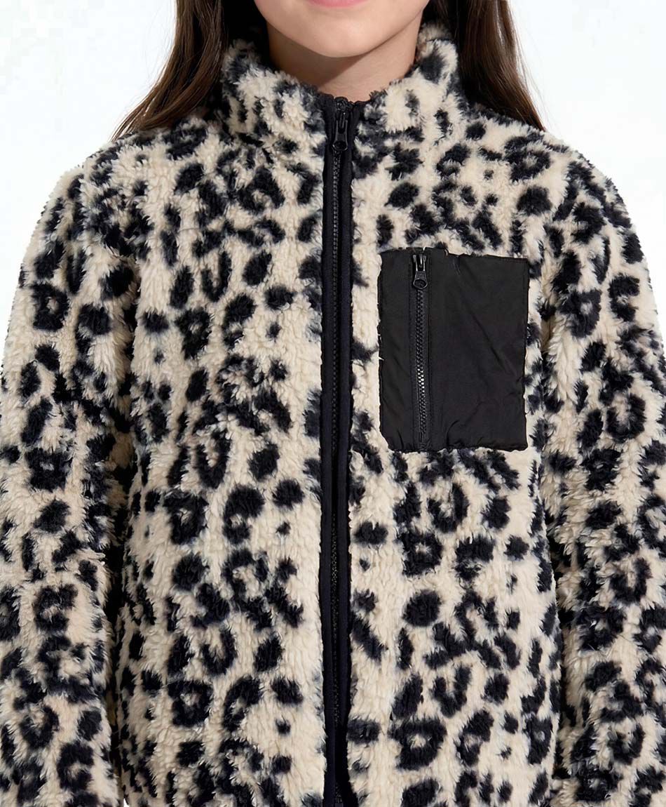 Buzo ni&ntilde;a sherpas animal print