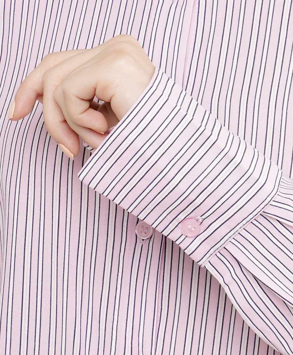 Blusa mujer lisa rose elegante