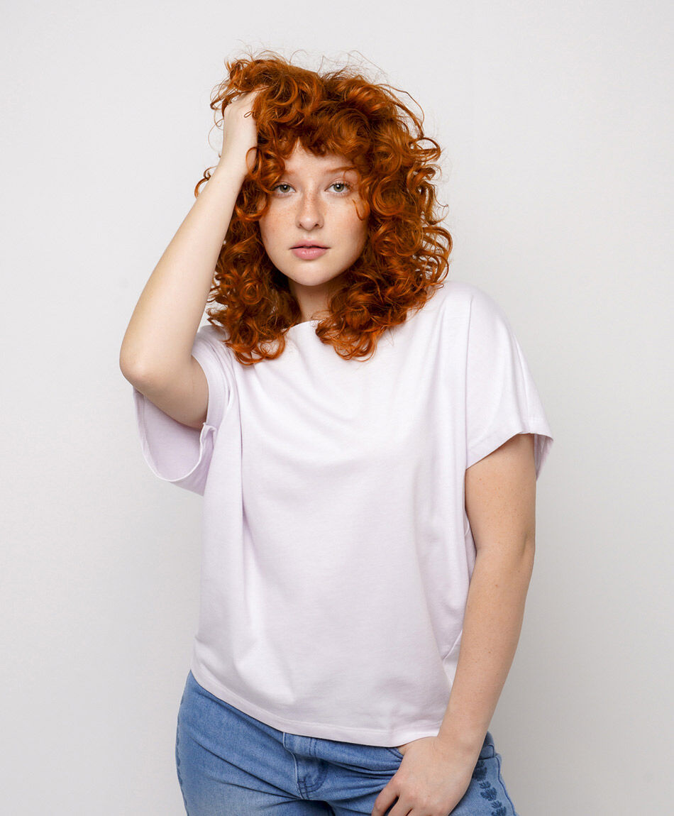 Remera mujer casual estilo comfy