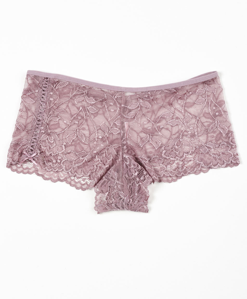 Pantaleta mujer encaje transparente