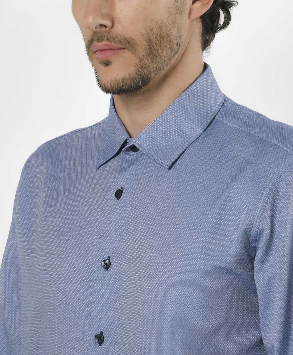 Camisa hombre azul