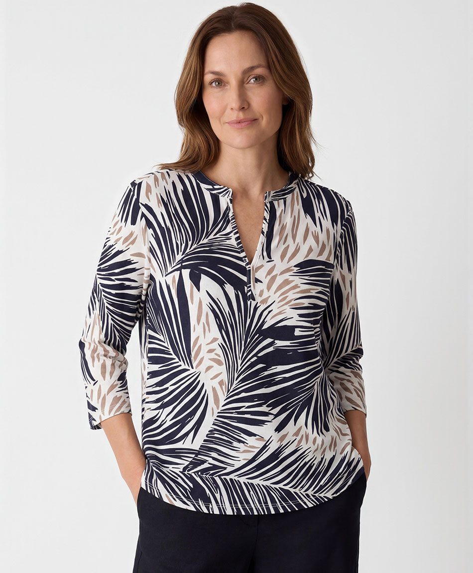 Remera mujer estampado mao