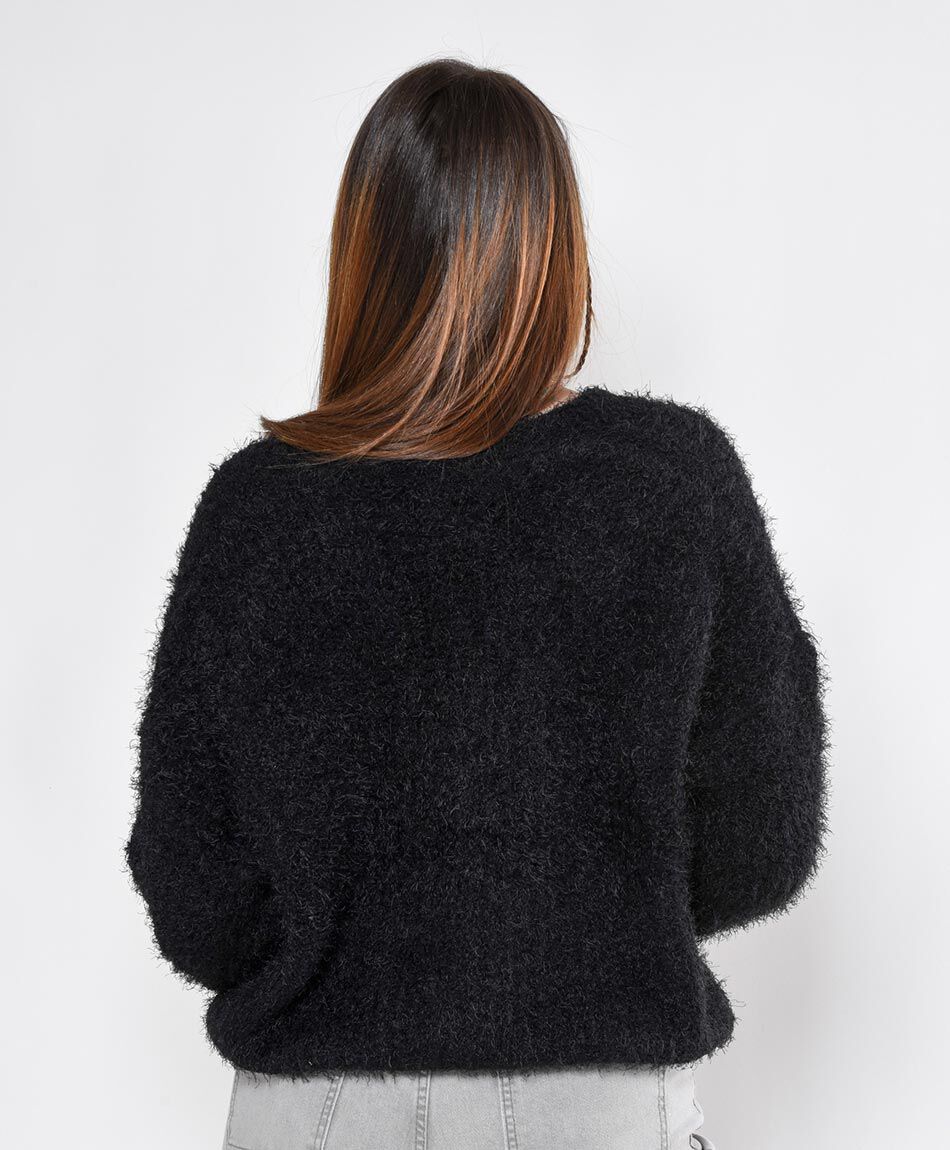 Cardigan mujer corto pelitos
