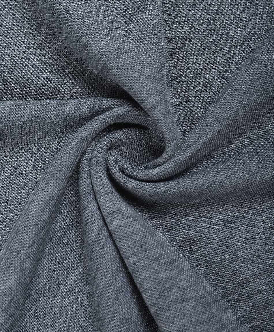 Remera hombre cuello polo gris