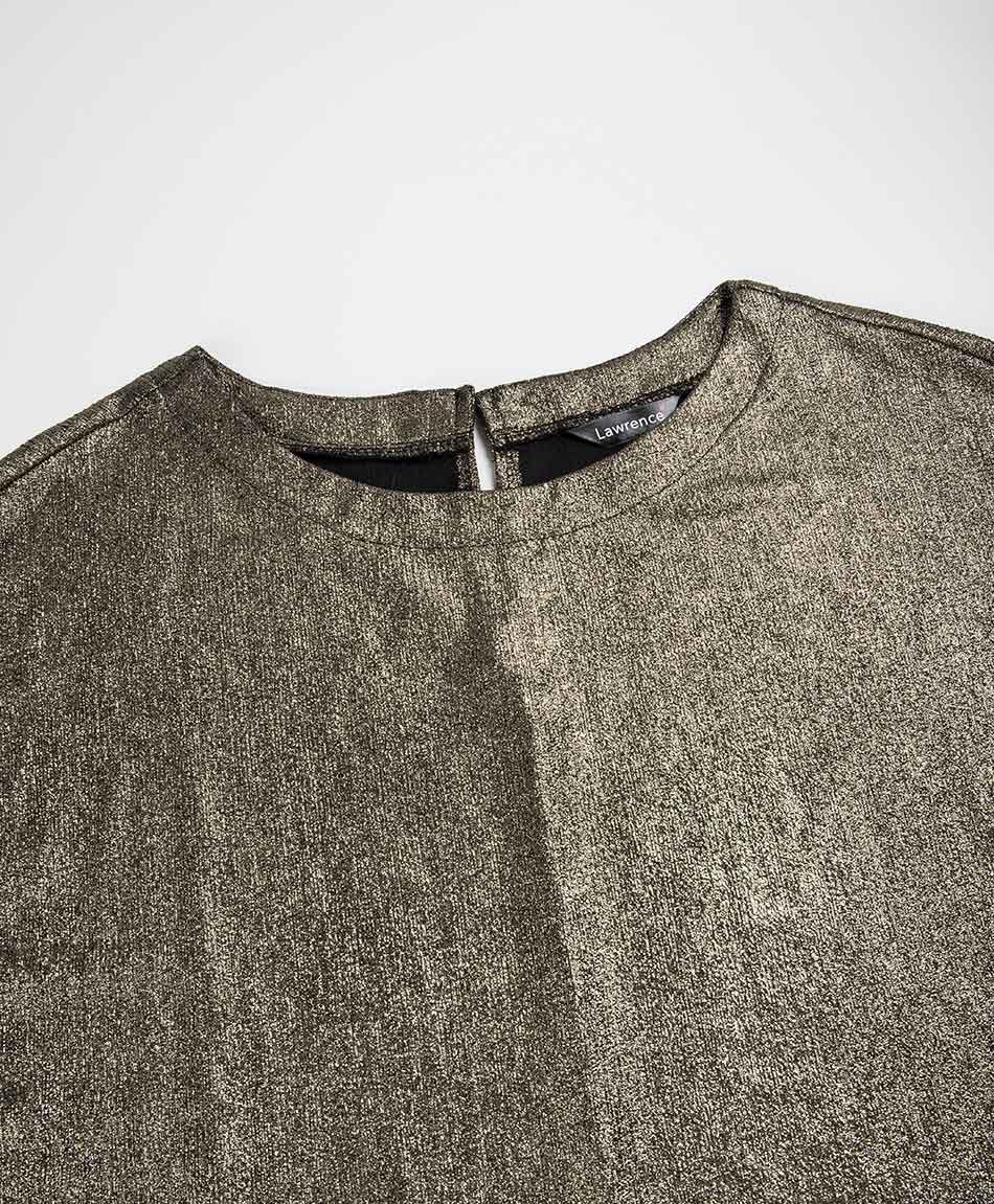Remera mujer dorada