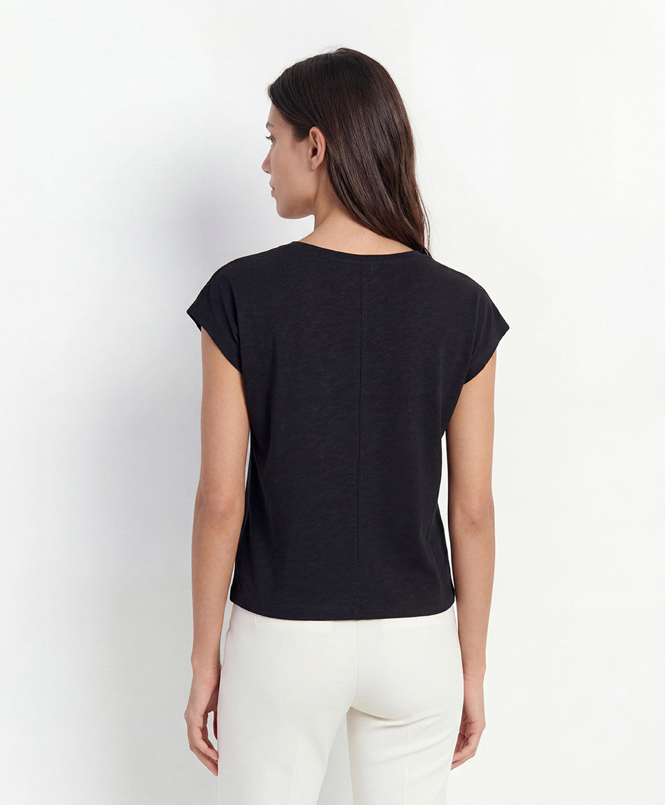 Remera mujer brillos superior