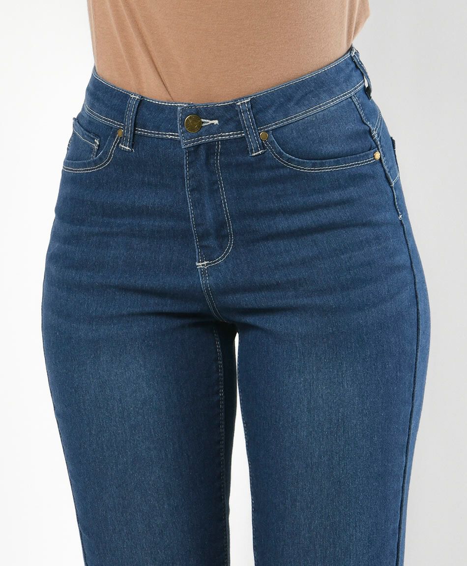 Jeans mujer lisos skinny fit