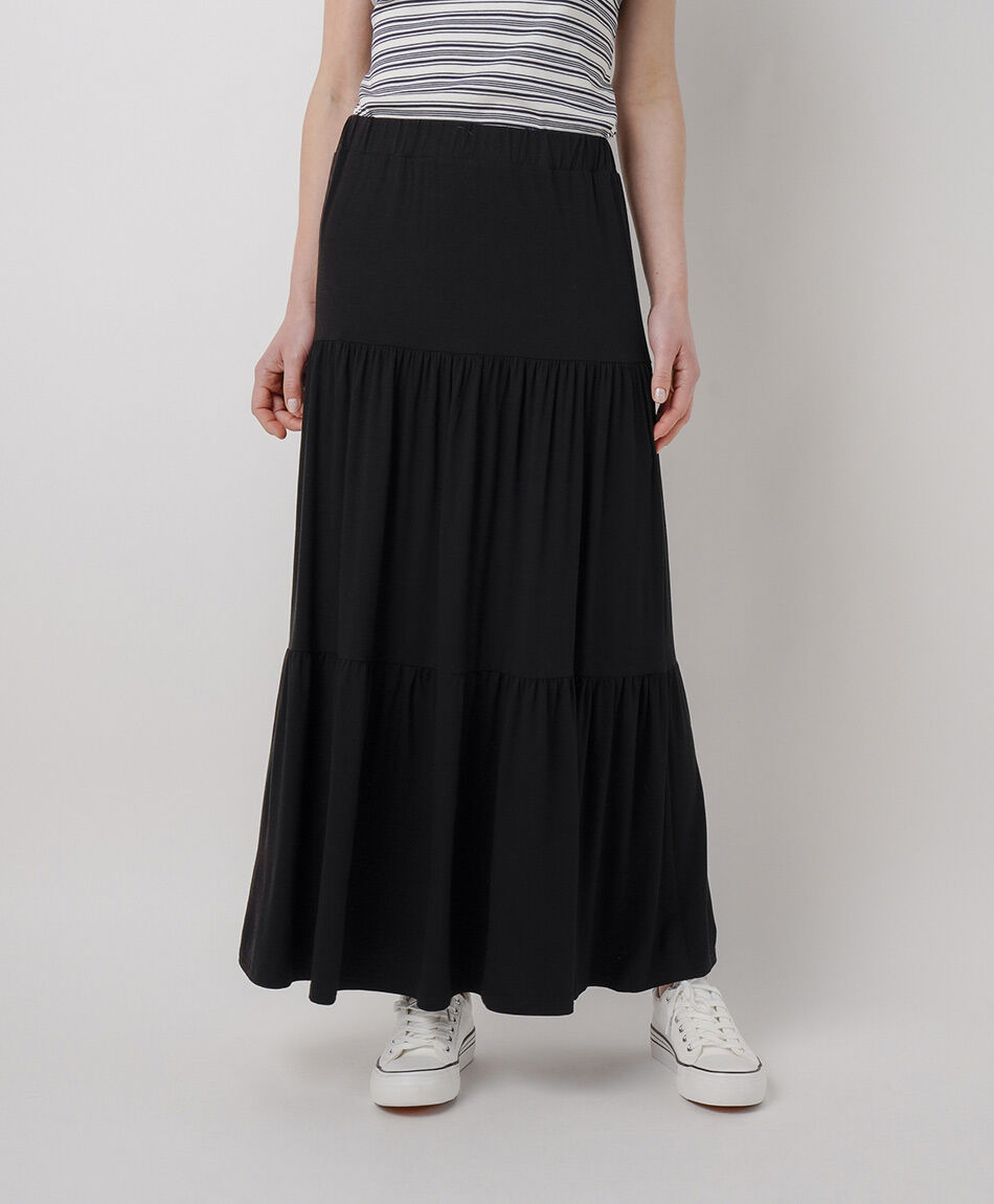Pollera mujer pisos black