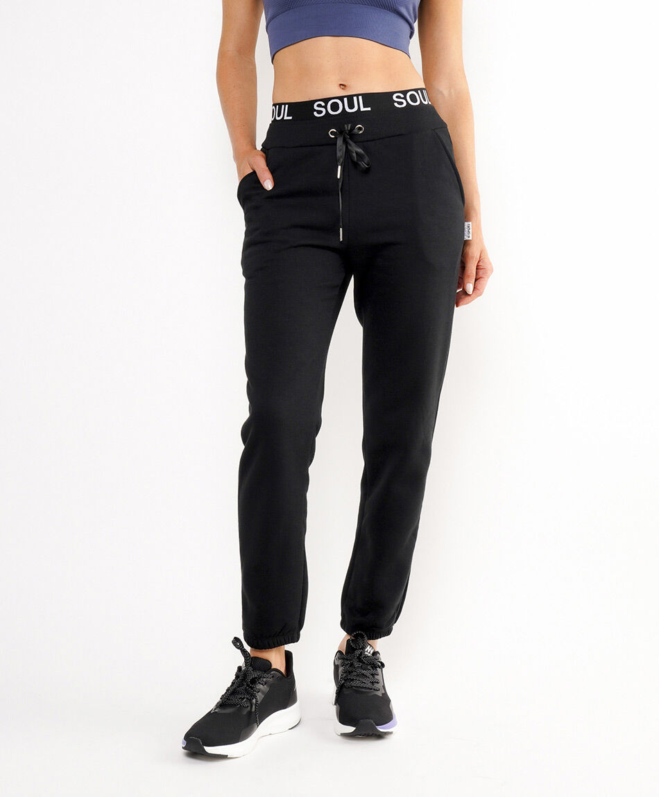 Pantal&oacute;n deportiva mujer  jogger black