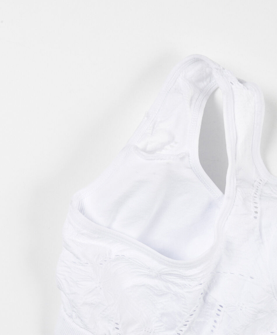 Top mujer seamless calado