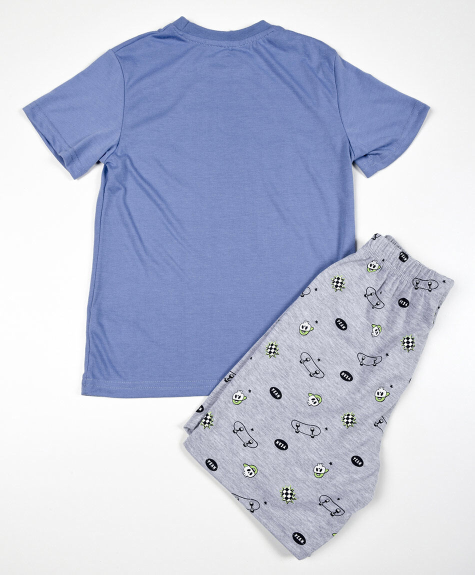 Pijama ni&ntilde;o skate short