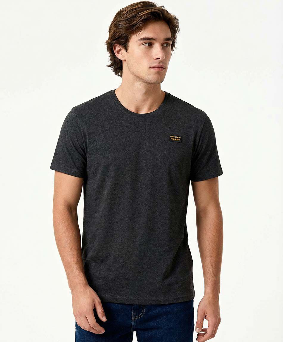 Remera hombre lisa denim studio