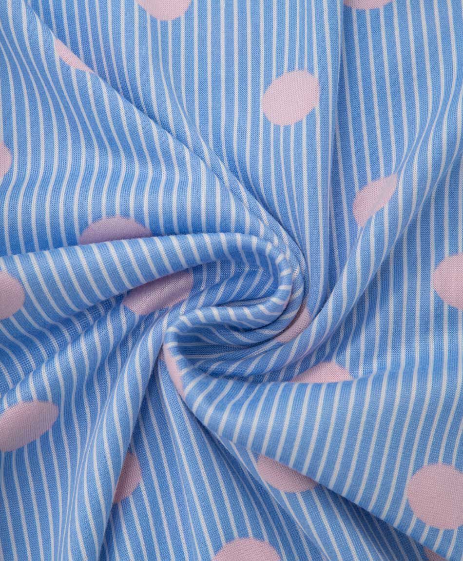 Pijama mujer capri puntos frase