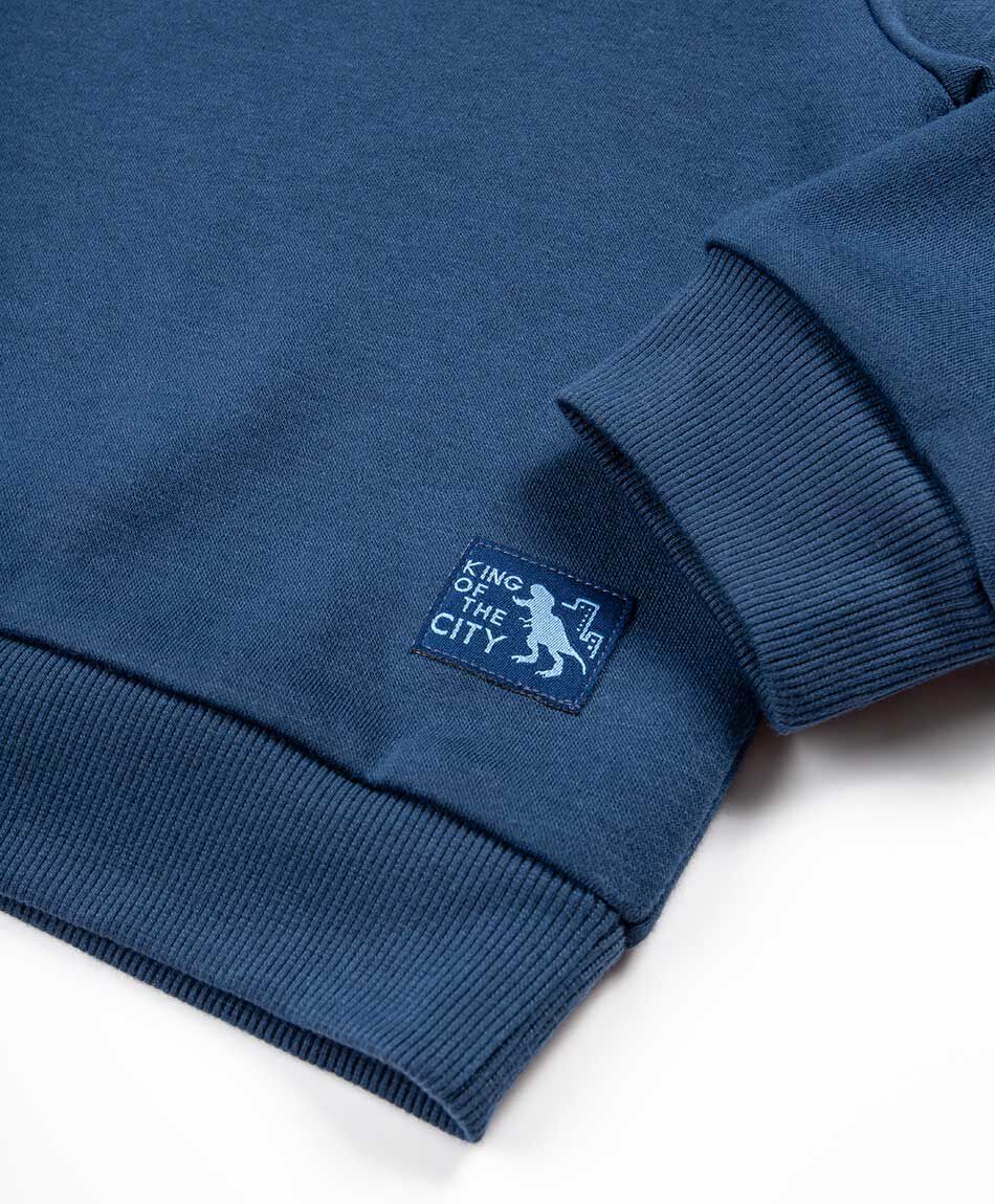 Buzo beb&eacute; b&aacute;sico azul