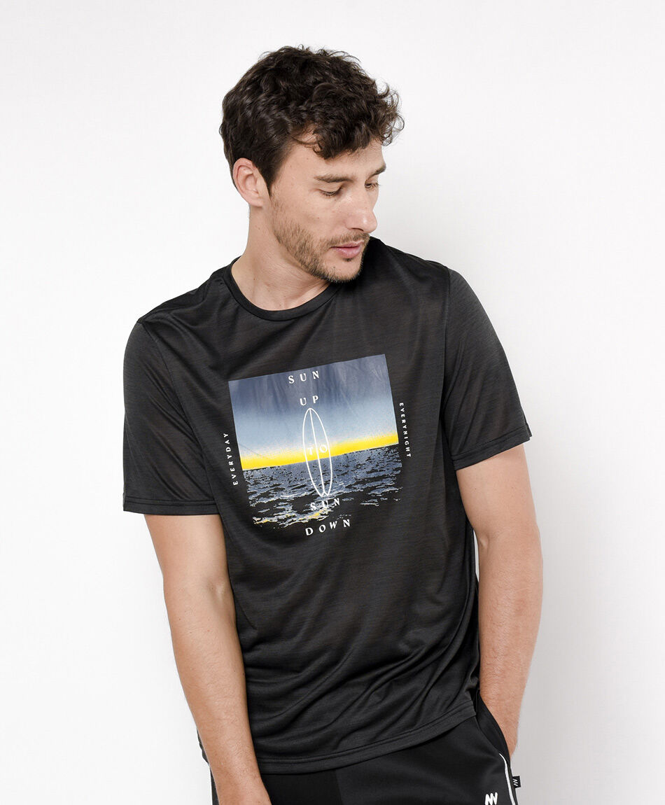 Remera deportiva hombre horizonte