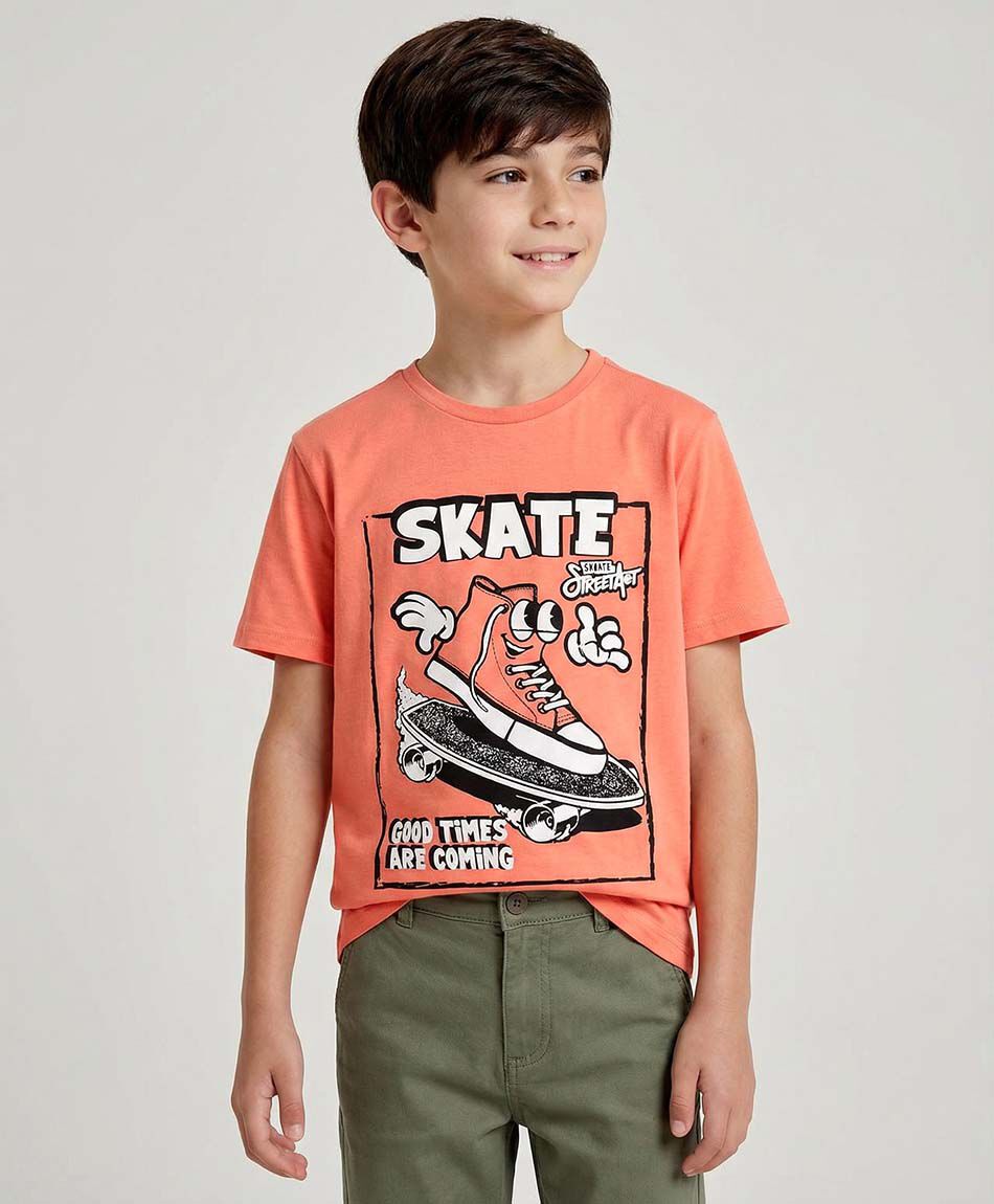 Remera ni&ntilde;o skate good times