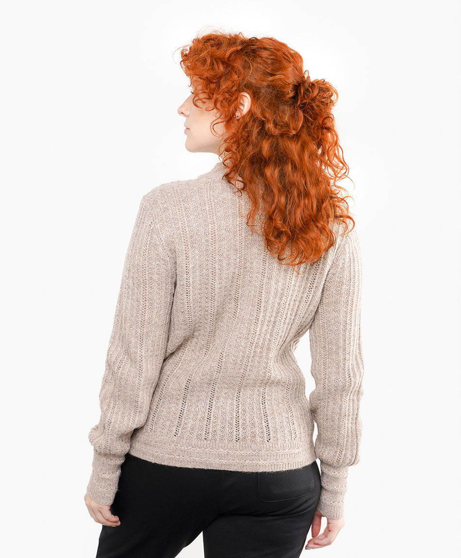 Sweater mujer jacquard lurex