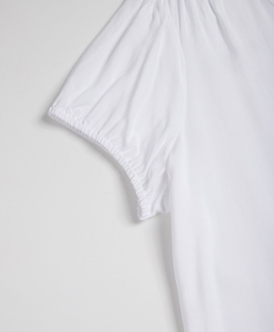 Camisa mujer cuello vuelos