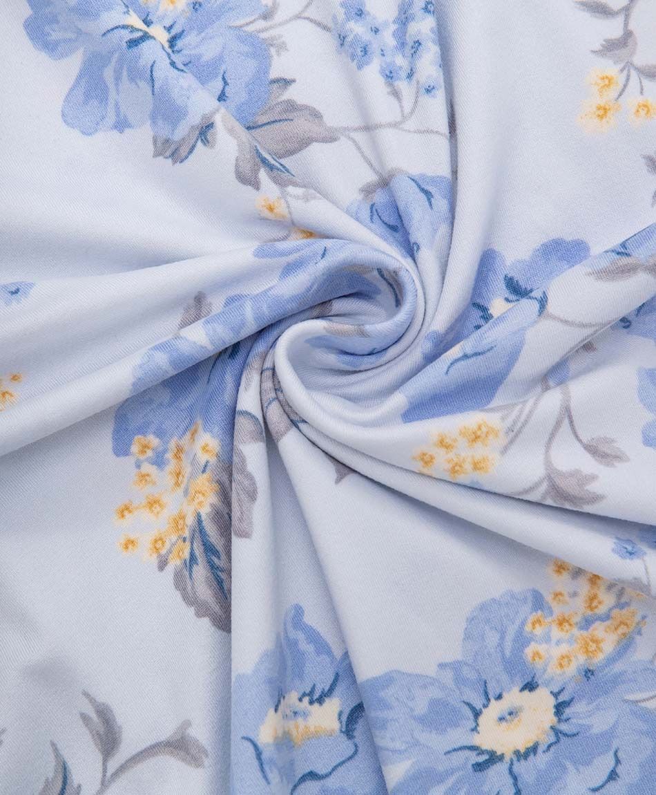 Camis&oacute;n mujer floreado azul