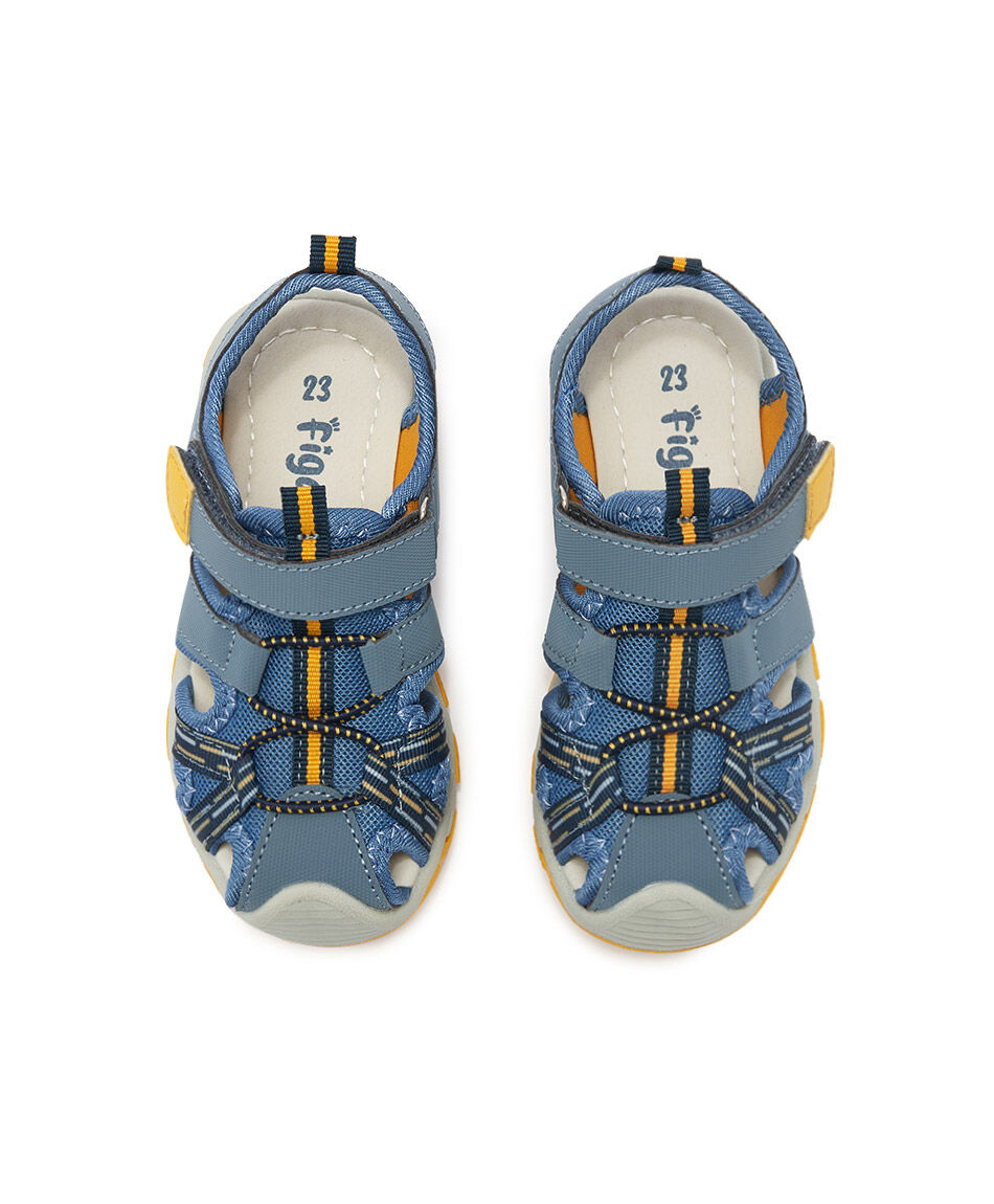 Sandalia infantil (20 a 25) outdoor azul