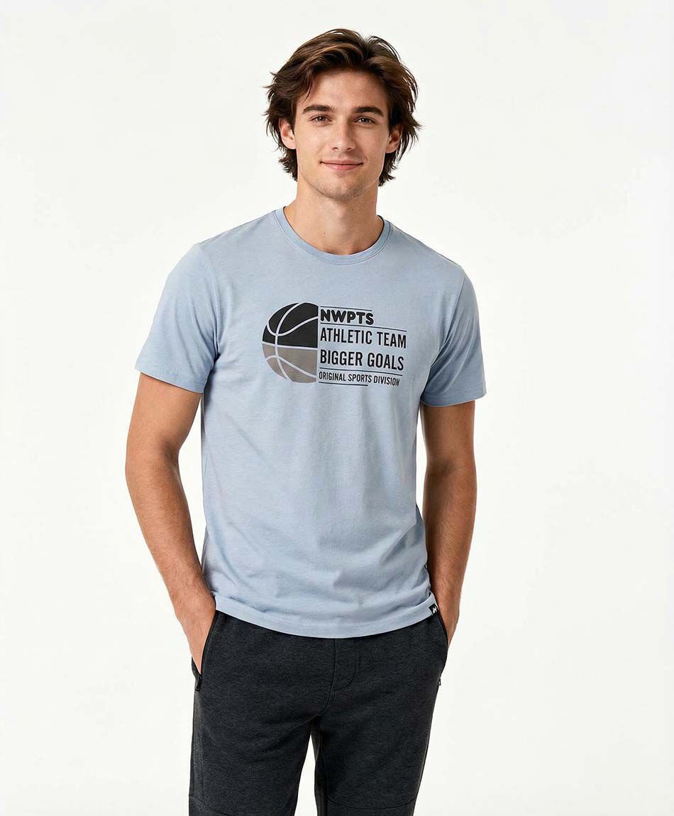 Remera deportiva hombre netball