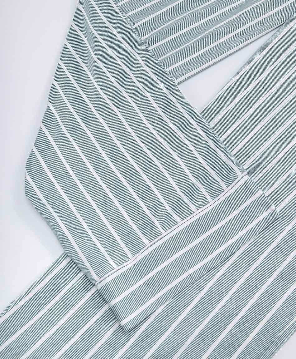 Pijama mujer camisero verde l&iacute;neas