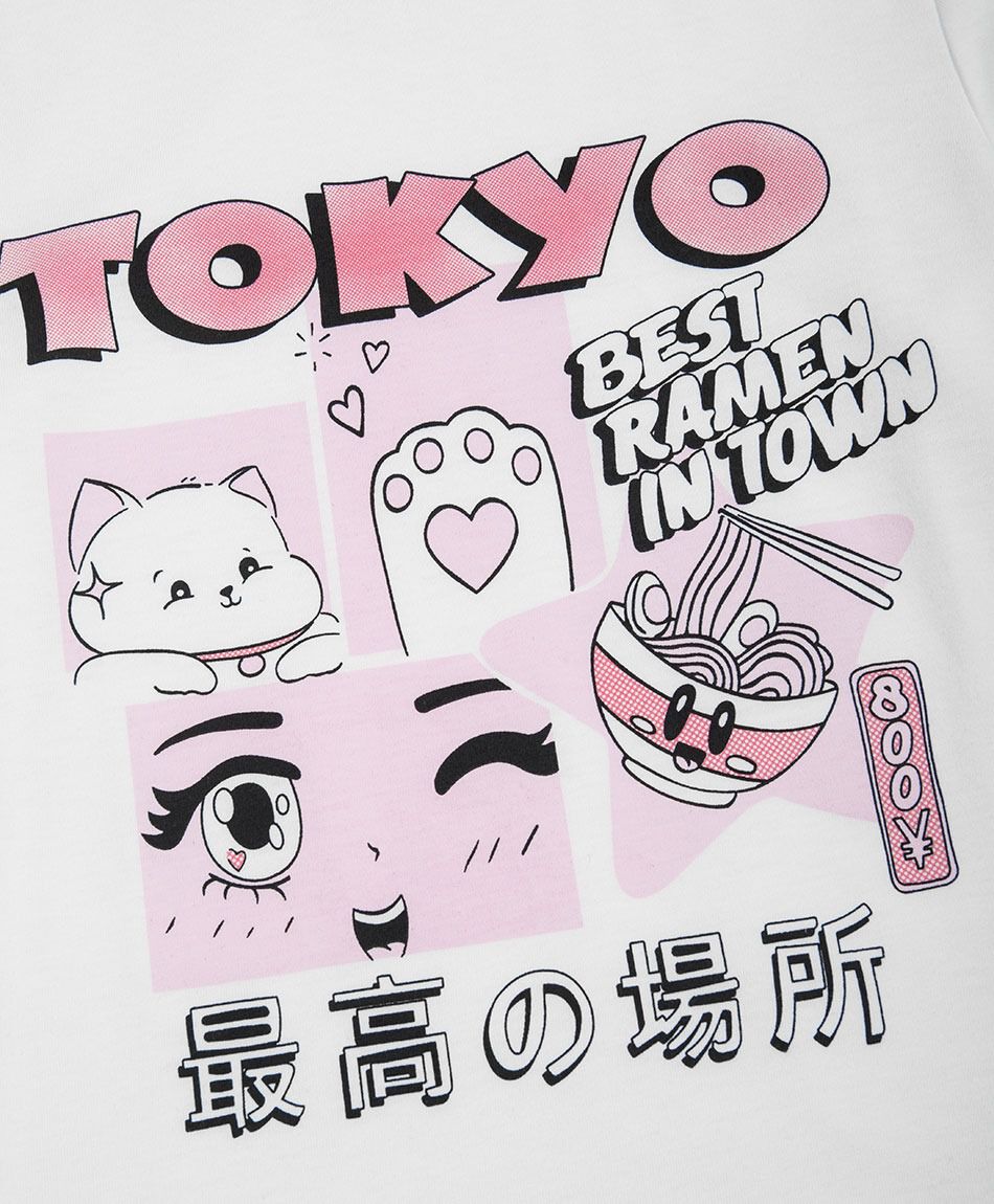 Remera ni&ntilde;a manga larga blanca