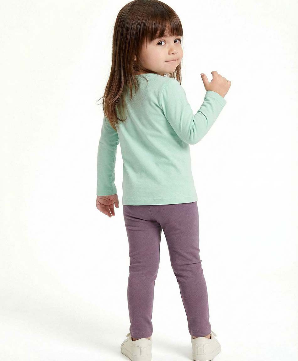 Leggins beb&eacute; fur lisa morado