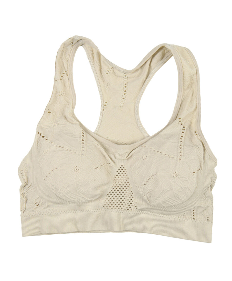 Top mujer seamless calado