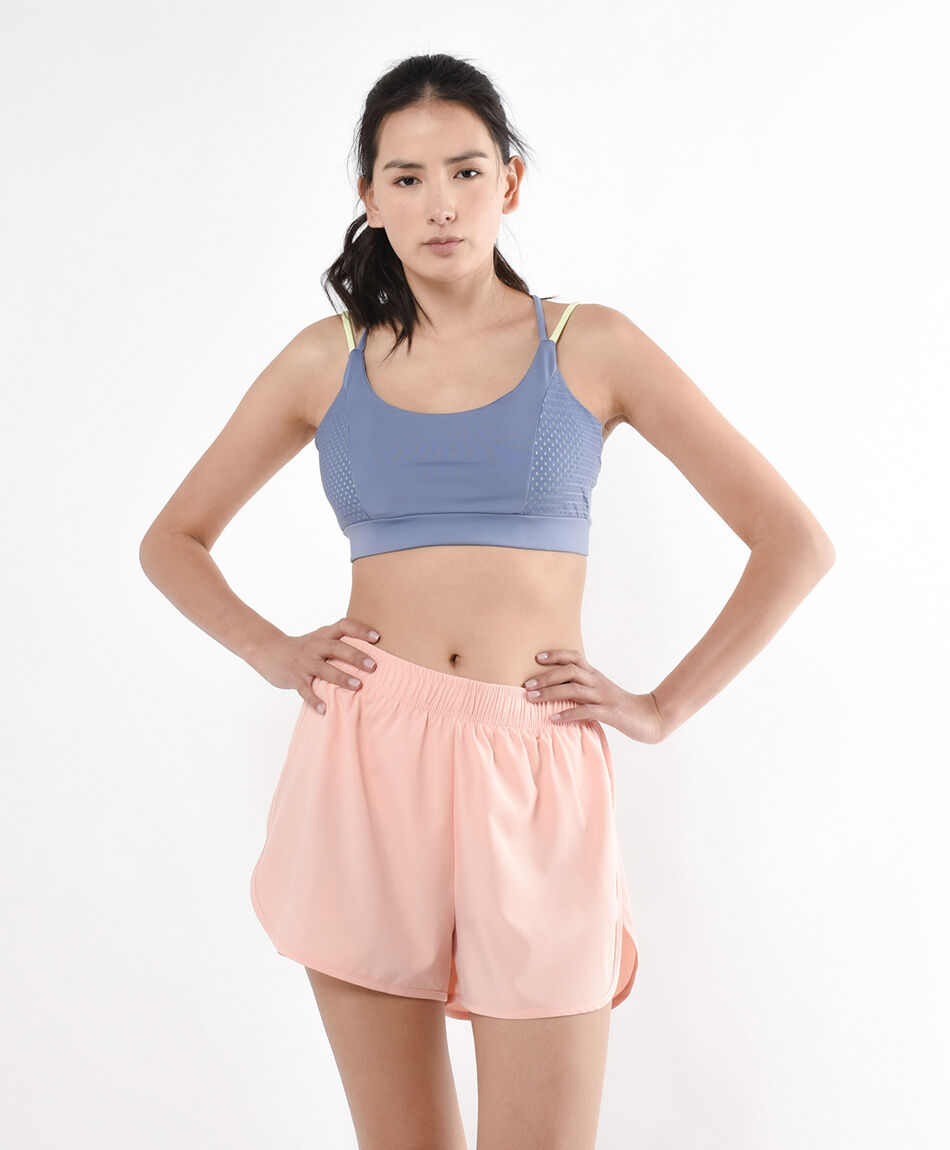 Short deportivo mujer rosado