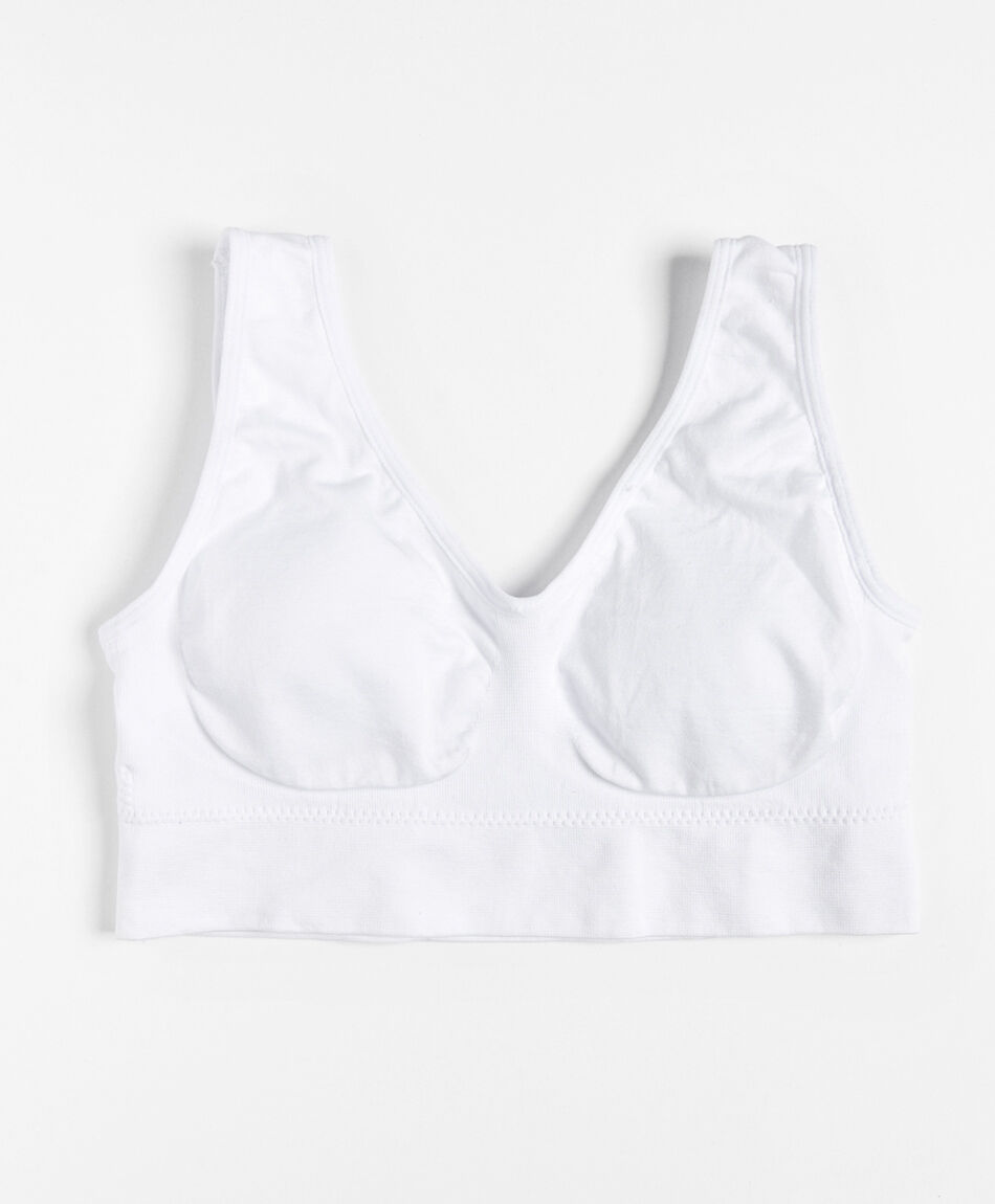 Peto mujer seamless escote redondo