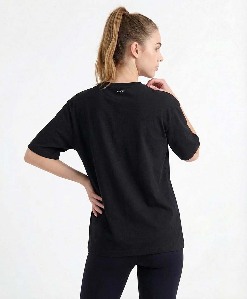 Remera deportiva mujer dark night