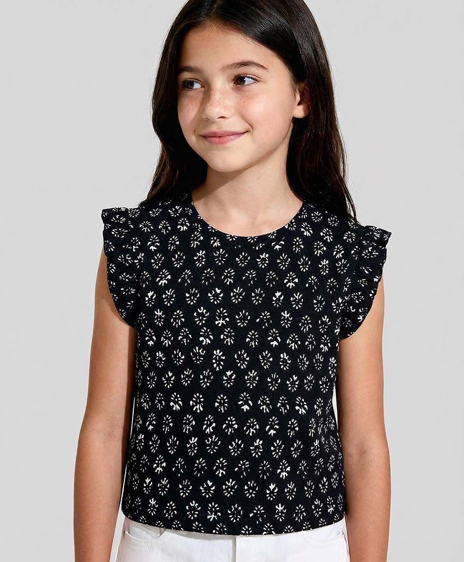 Remera ni&ntilde;a textura