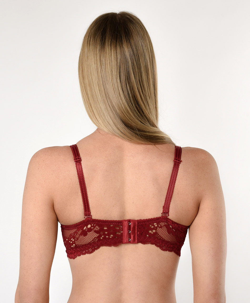 Corpi&ntilde;o&nbsp;mujer encajes rojo