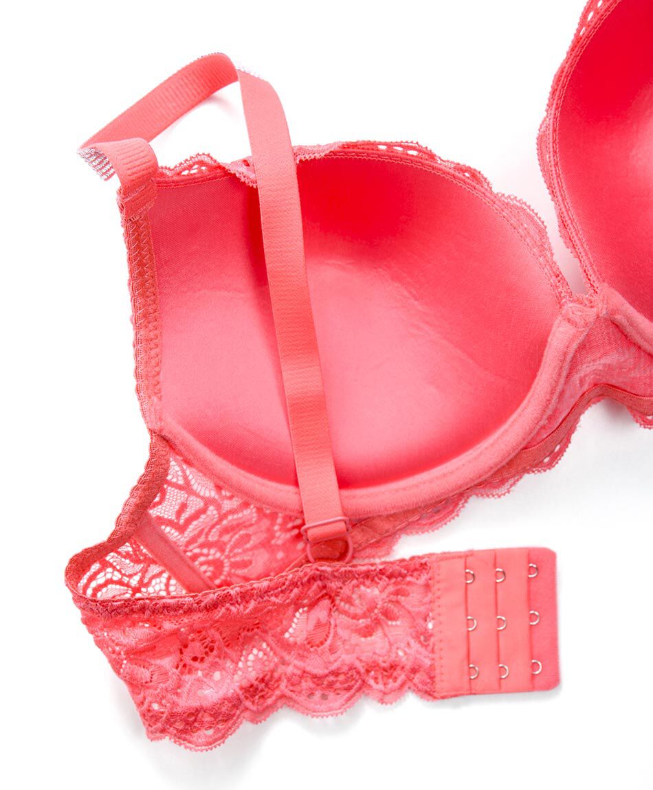 Corpi&ntilde;o mujer push up encajes brillos