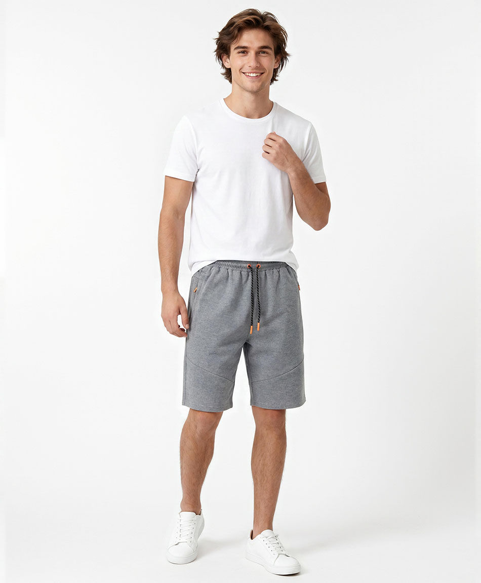 Short deportivo hombre gris